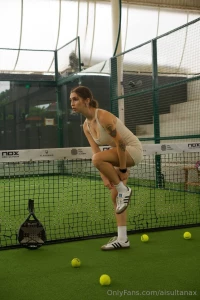 Today was the first tennis practice and wow it was hot but you know part 1