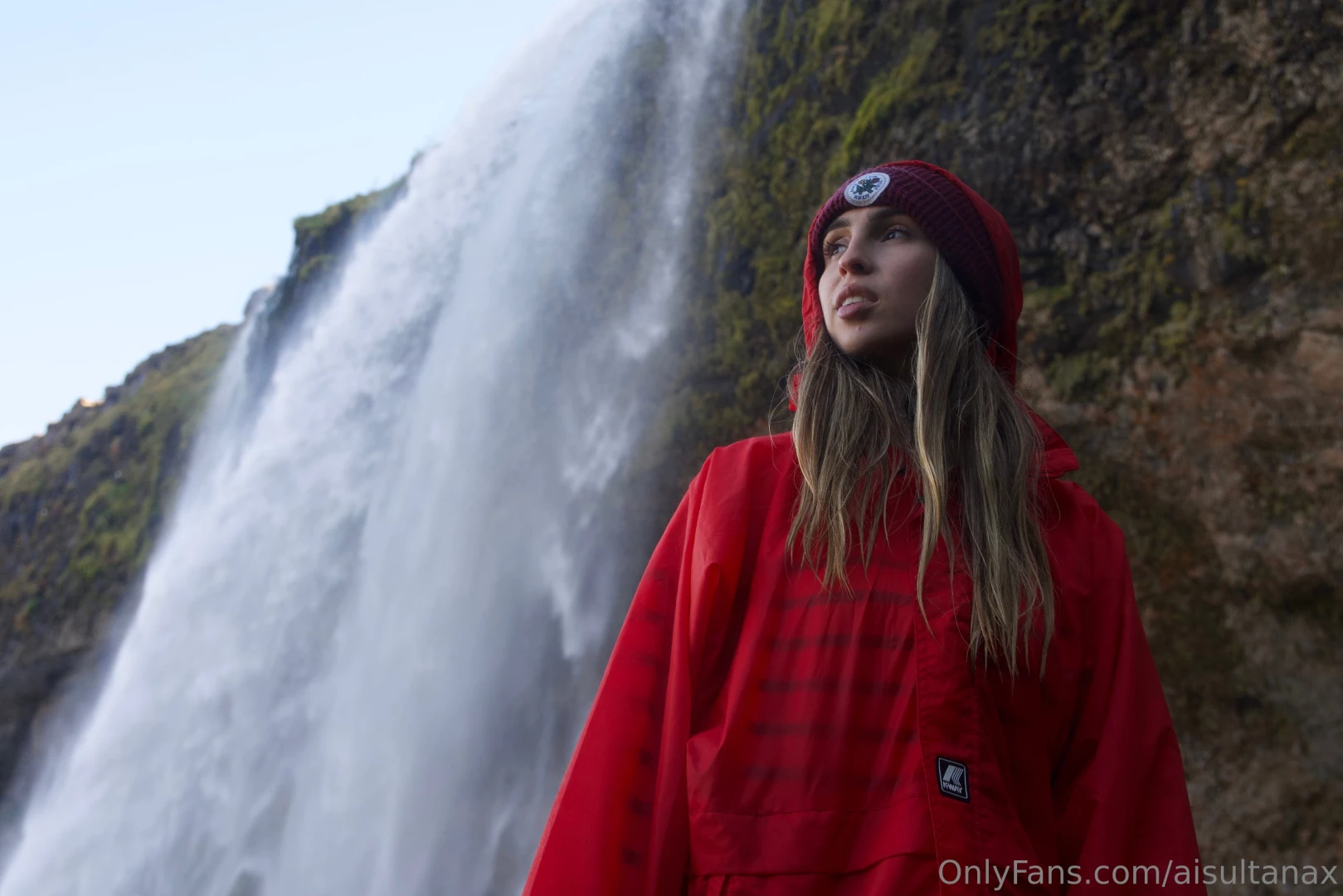 The power of a waterfall as the power of a woman restless energy 