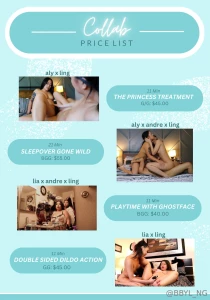 Menu and list update made a lot of updates to my menu and my lists part 1