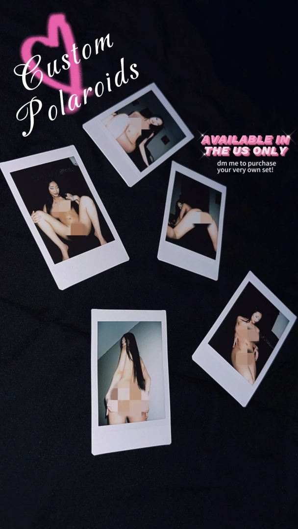 Custom mini polaroids had so much fun taking these dm me to purchase 