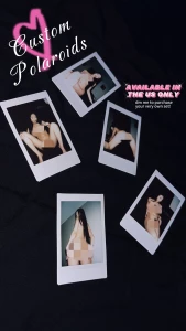 Custom mini polaroids had so much fun taking these dm me to purchase