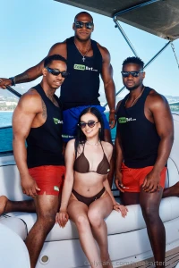 Three bbc sun kissed and shirtless on a private yacht and trust me