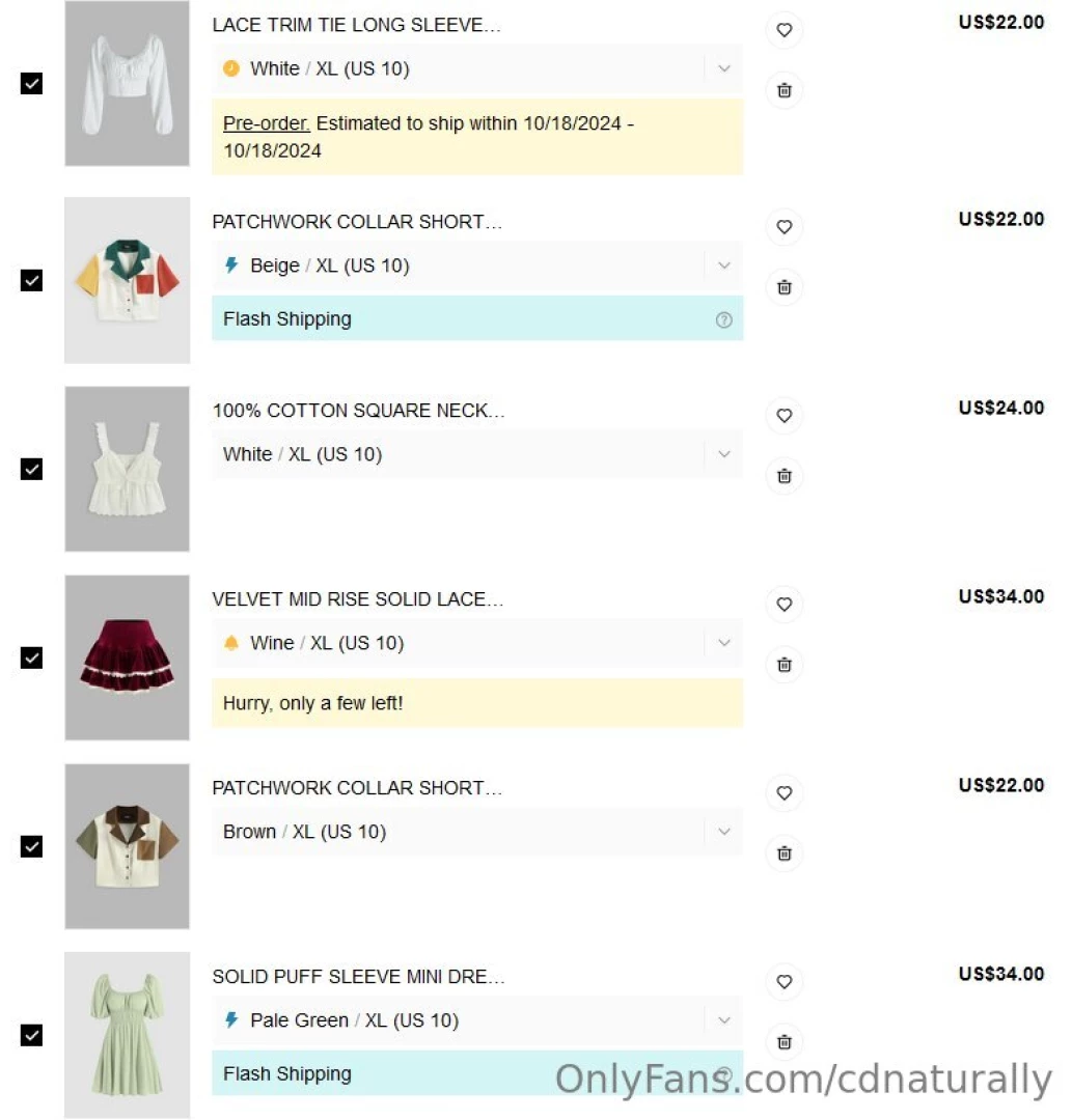 Please tip here if you want to help with my addiction to cute clothes 
