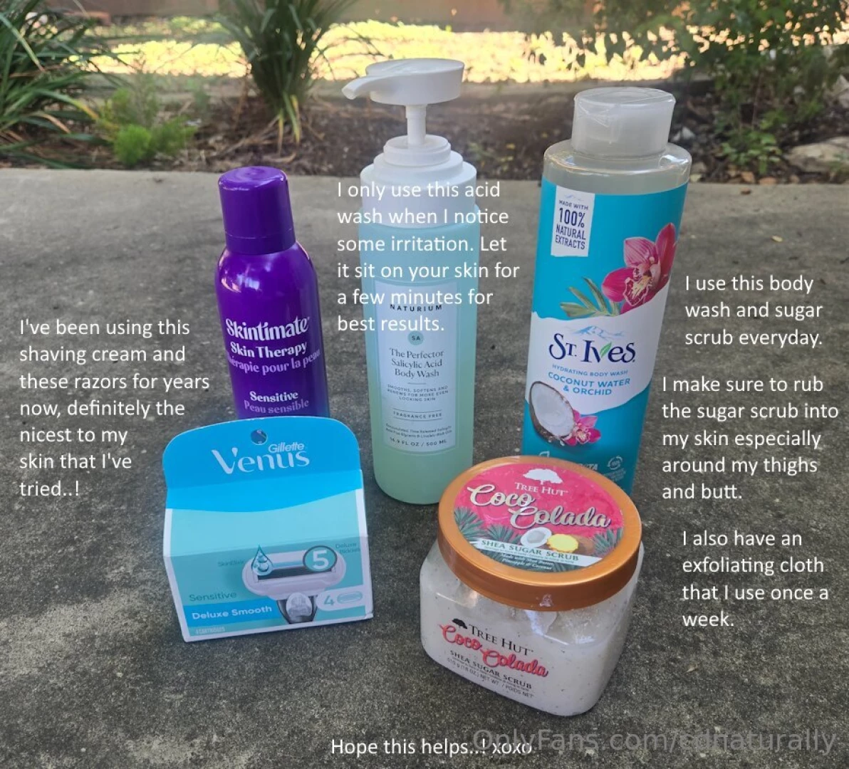 Here s the skincare products i use to help me looking smooth and clear 