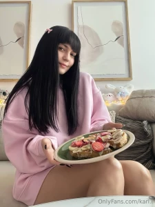 Delicious breakfast and a good mood what could be even better