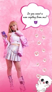 Hey sweetheart i know how much you love my cosplays each look has a