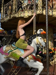 I really want to go to the amusement park to ride the carousel as a