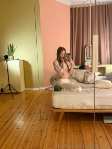 Caught myself being a lil too naughty in front of the mirror might ve