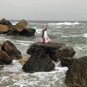 Your cute mermaid was at the sea today but didn t get a tan sooooo sad