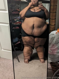 Unedited fat as ever eating bacon in the mirror part 2