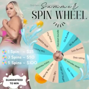 Spin my wheel guaranteed to win something summer spinwheel x spin - 3x