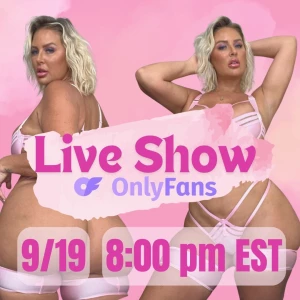 Going live this thursday 9 19 8 00pm est can u make it