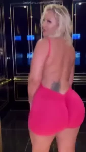 You run into me at the hotel elevator