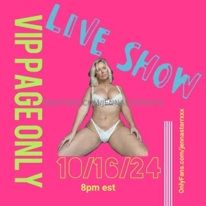 See you at my next live show vip page only this wednesday the 16th at