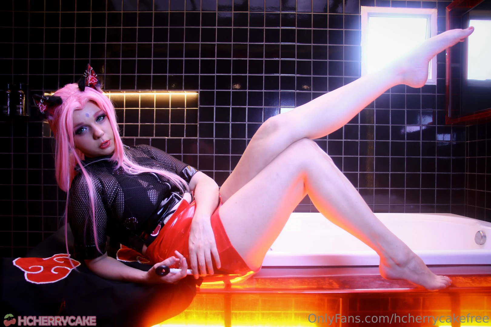 Sakura-chan our mommy and feet queen is back this month as a cat from 