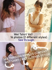 See through fetish sexy wet tshirt vol 1 wet and hot this was my first