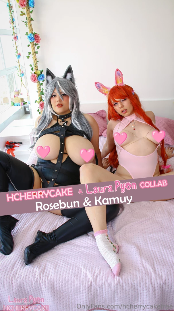 Rosebun and kamuy collab with laura_pyon_free will be here in 4 hours 
