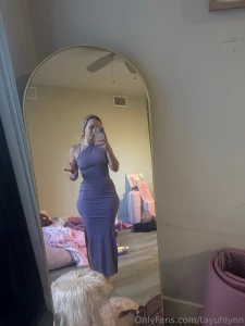 Feelin myself in this purple wanna help me take it off