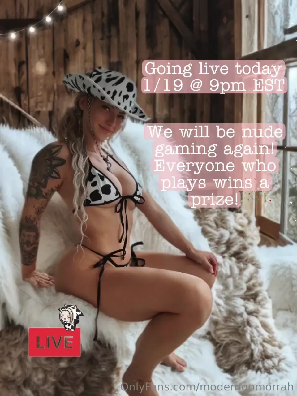Going live again tonight at 9pm est 