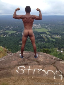 I like naked flexing in the wilderness