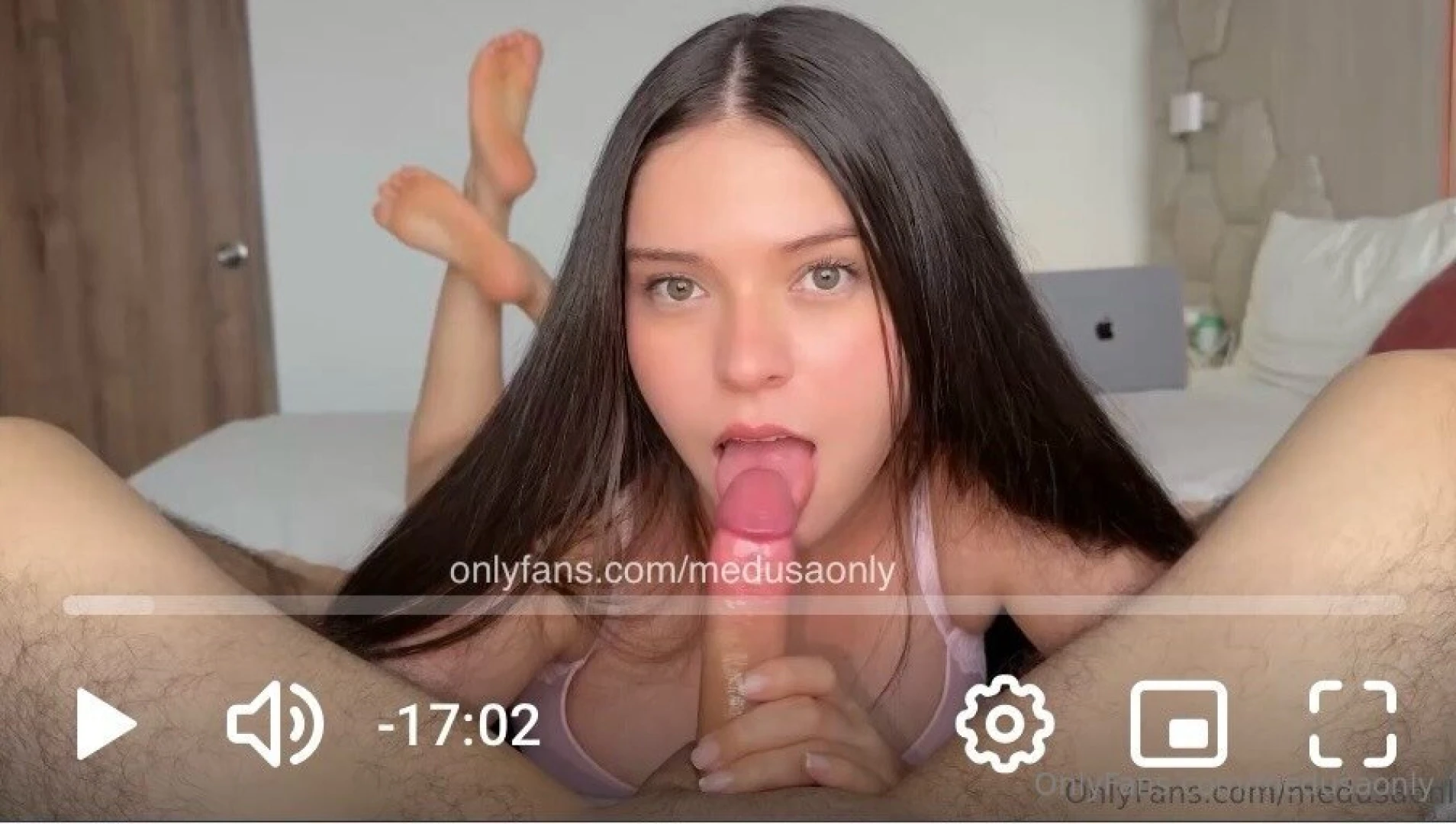 Nuevo video de blowjob de 17 minutos con venida en boca cum eating 