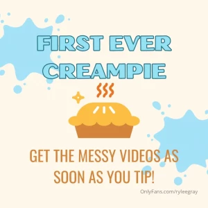 Want to see my first ever creampie contribute to this post and receive