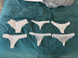 Going to be sending out an all white panty haul to my subs at a