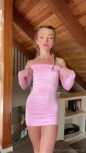 Do you like my new dress i look even better with it off proof in your