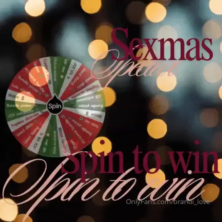 Sexmas special spin to win customs skypes panties vip more 1 spin 15 2 