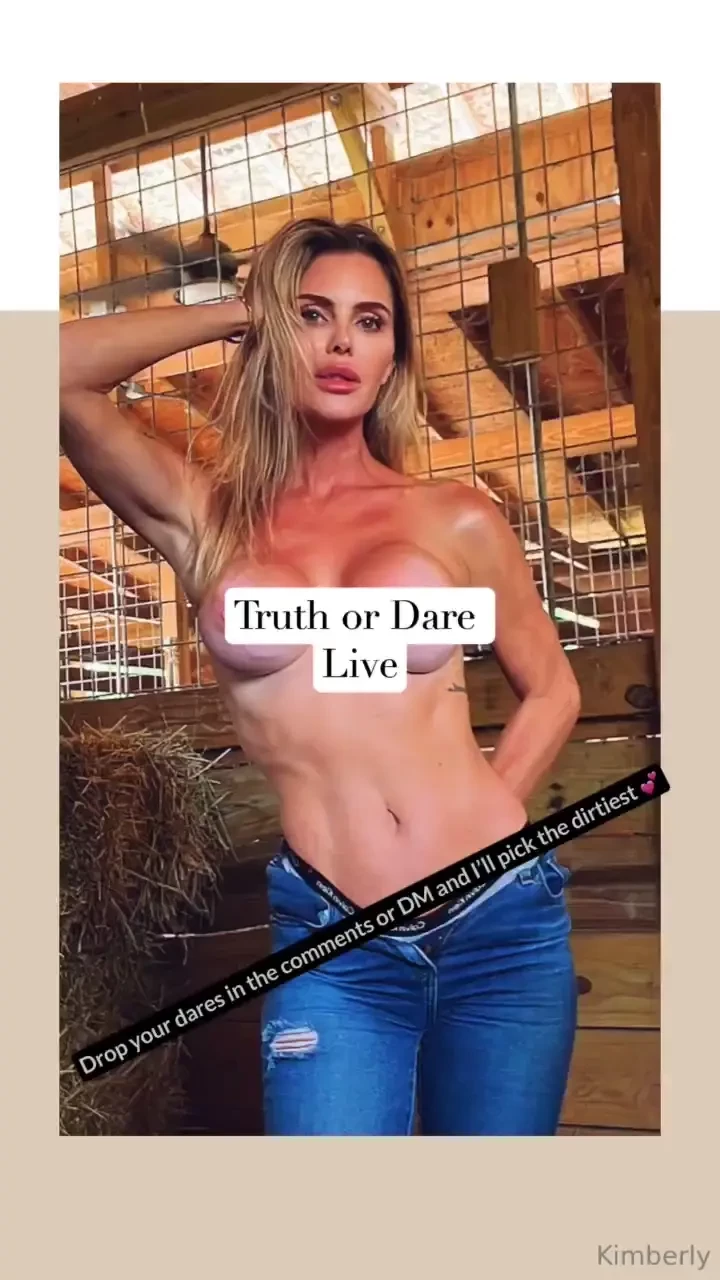 Truth or dare live wednesday 7 pm drop your dare in the comment or dm 