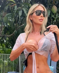 Super horny playing with the hose and realized my neighbor was part 1