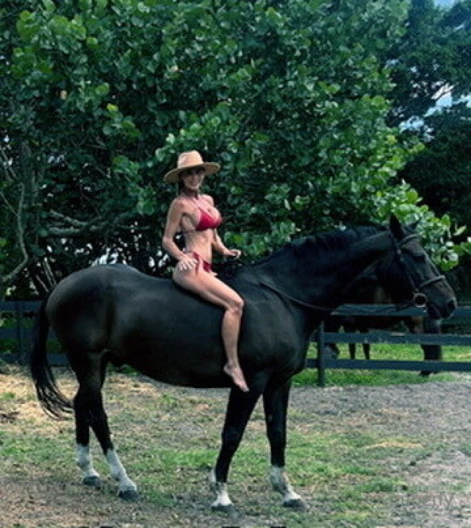 Just a girl and her horse 