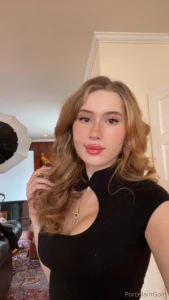 This black dress is barely holding back your imagination