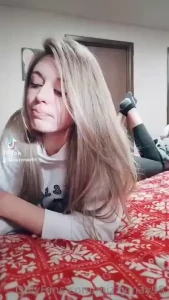 Watch me do my 8 inch dildo while wearing my snow bunny but plug and