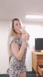 Enjoy my new banana video guys also there s topless bananas for my vip