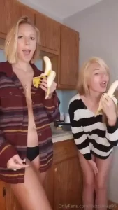 It s banana time with my girl lovelylo316 did we do a good job guys