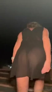 Wouldn t you wanna be behind me on the stairs