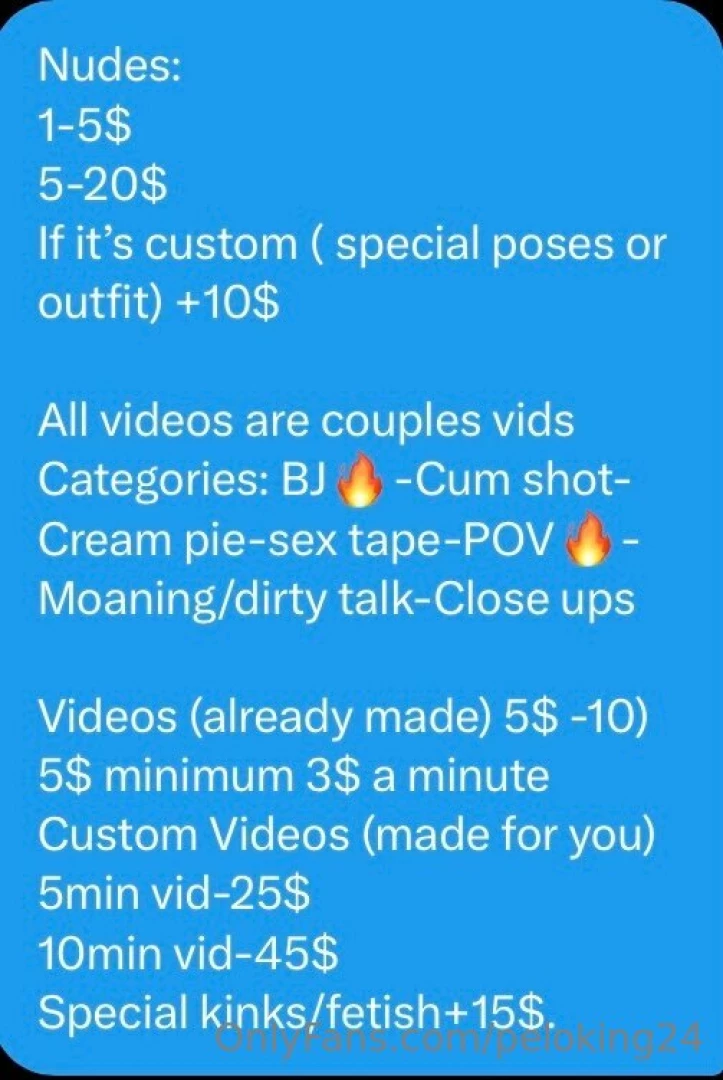 Alright yall here s the menu you ve been waiting on don t worry we 