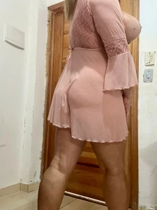 Look at these pictures i took yesterday wearing my little dress what part 1