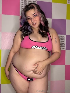 When your belly hangs so low it hides the design on your panties