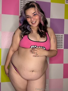 When your belly hangs so low it hides the design on your panties part 1