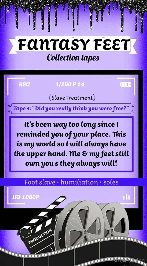 Skip if you don t like feet tape 1 of my slave treatment collection 