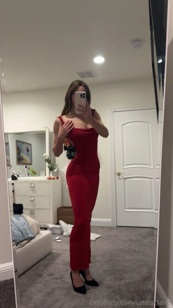 Do you like my new dress or would you rather watch me undress well if 