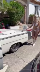 Fast car fast girl enjoy some bts from my fhm shoot