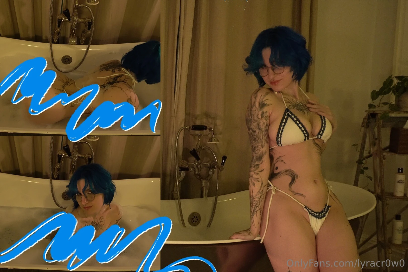 Take a bubble bath with me and watch that bikini disappear includes 