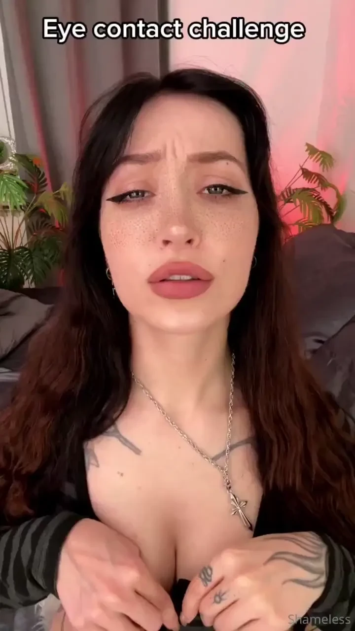 Eye contact challenge i win every time 
