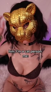 Are you a cat person then you re going to love me get ready for a game