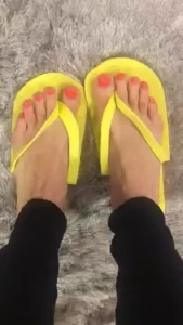 Fresh pedicure for my shoot with legendary fetish photog edfox on