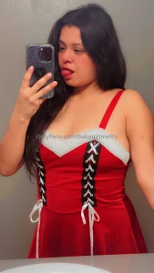Rate this xmas dress hehe part 1