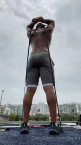Flamingo track miami florida shoulders triceps abs part 8